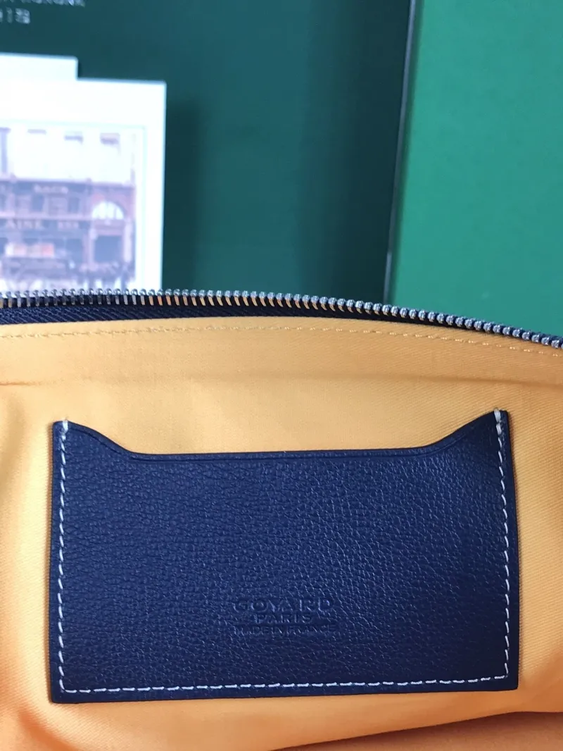 Goyard Black Clutch Bag 209 - Image 9