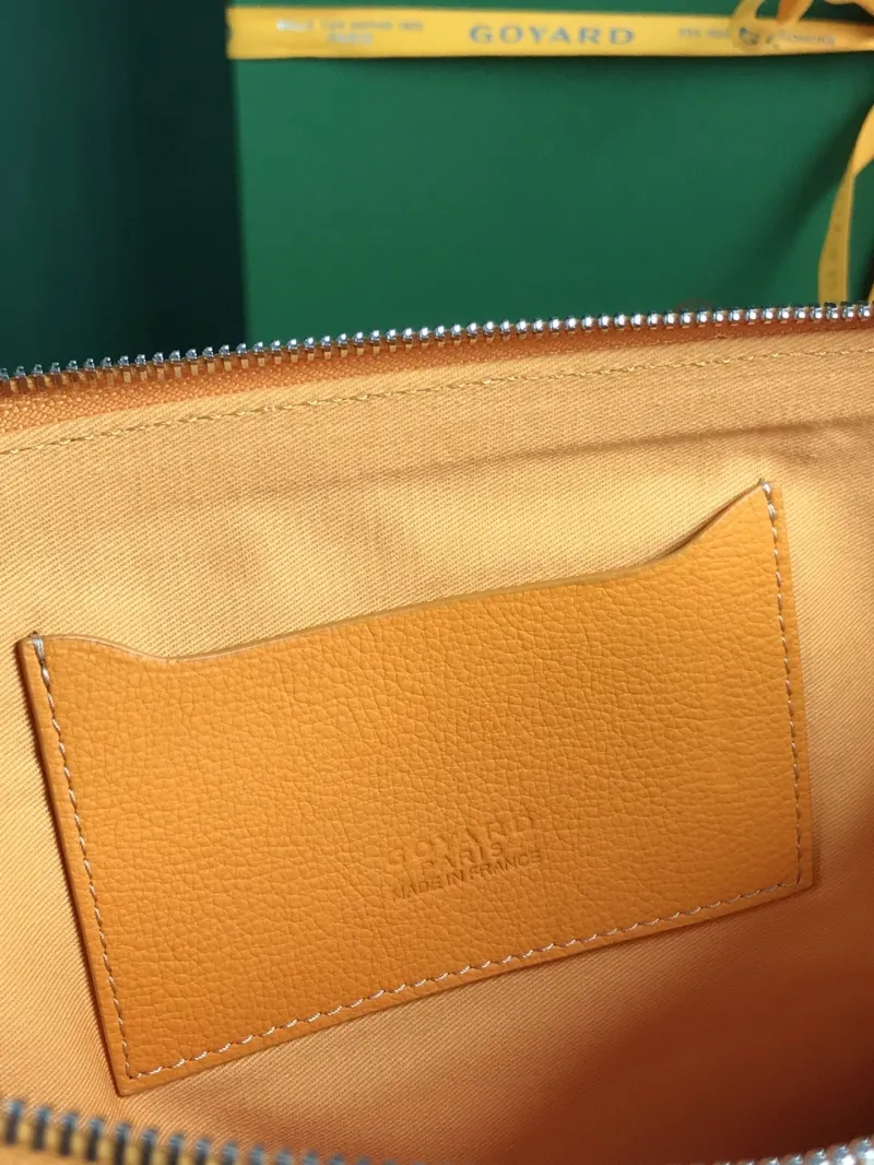 Goyard Yellow Clutch Bag 224 - Image 6