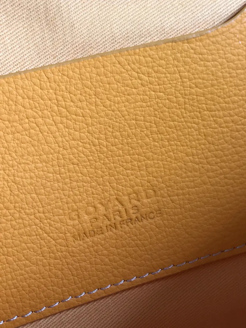 Goyard Yellow Clutch Bag 224 - Image 7