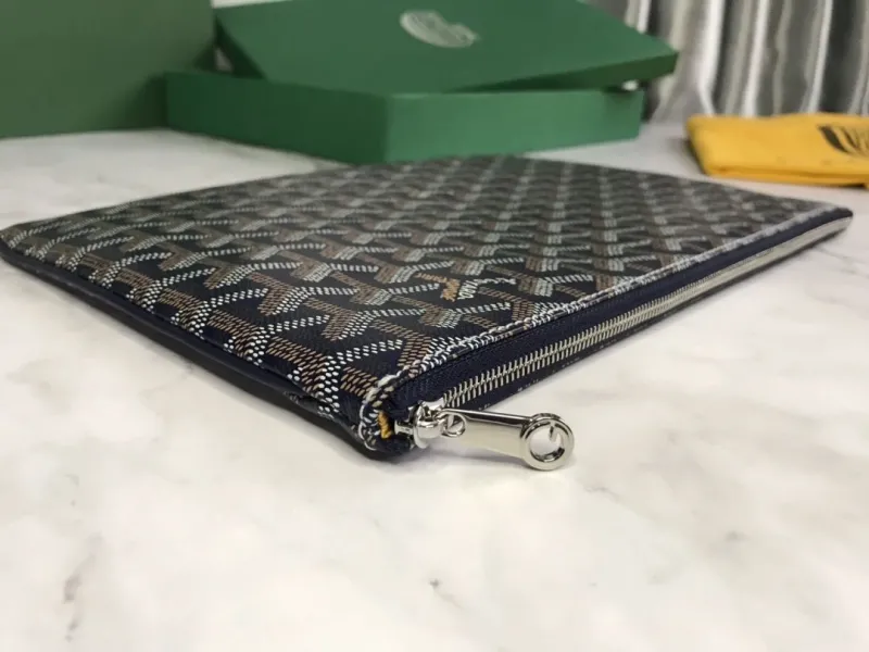 Goyard Black Pattern Clutch Bag 225 - Image 3