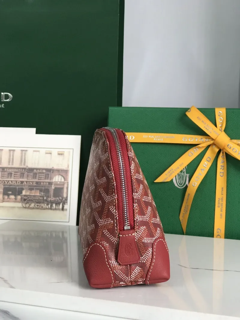 Goyard Red Clutch Bag 229 - Image 4