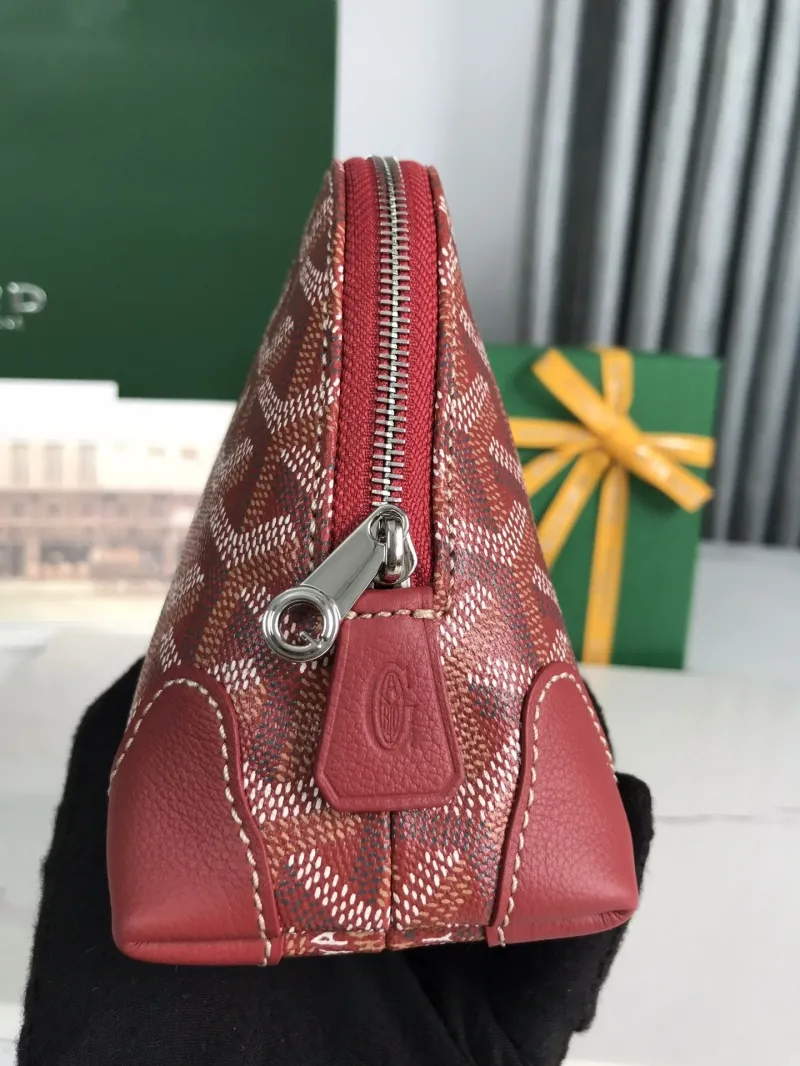 Goyard Red Clutch Bag 229 - Image 5