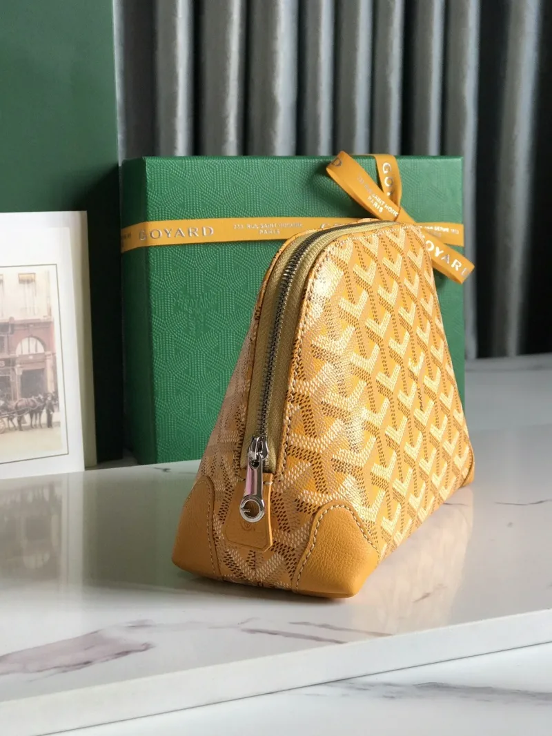 Goyard Yellow Clutch Bag 232 - Image 3