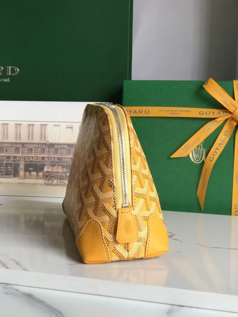 Goyard Yellow Clutch Bag 232 - Image 4
