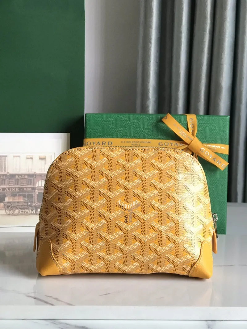 Goyard Yellow Clutch Bag 232 - Image 5