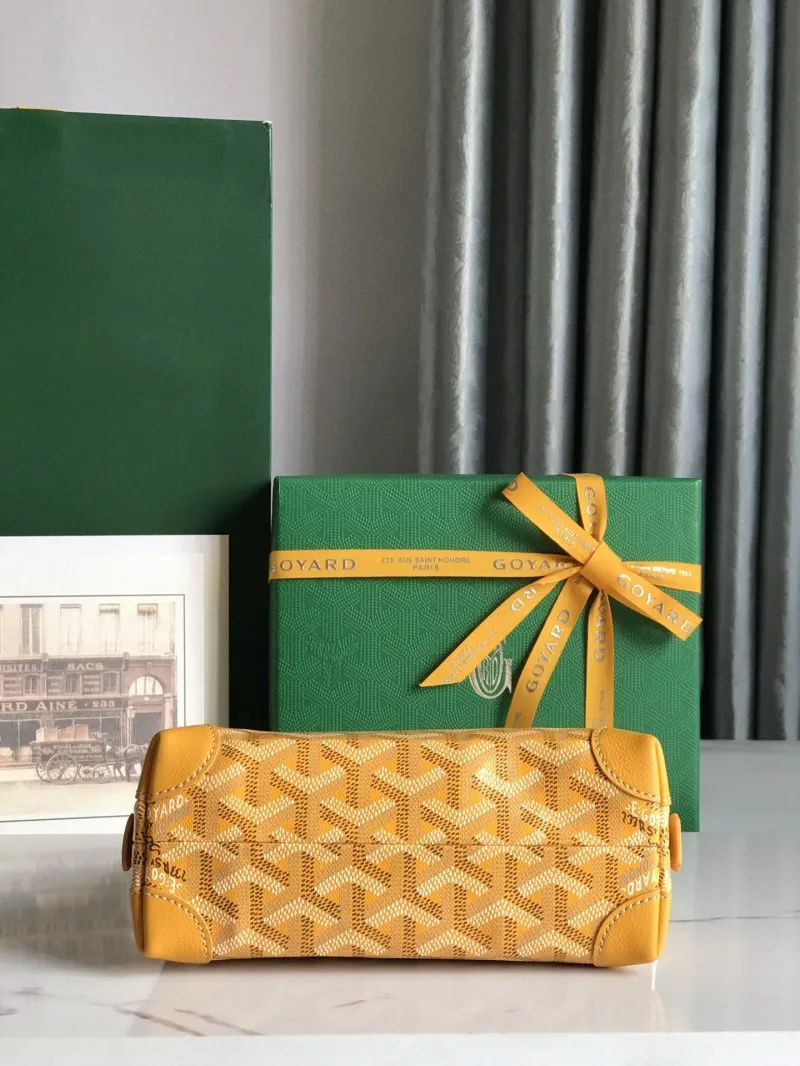 Goyard Yellow Clutch Bag 232 - Image 6
