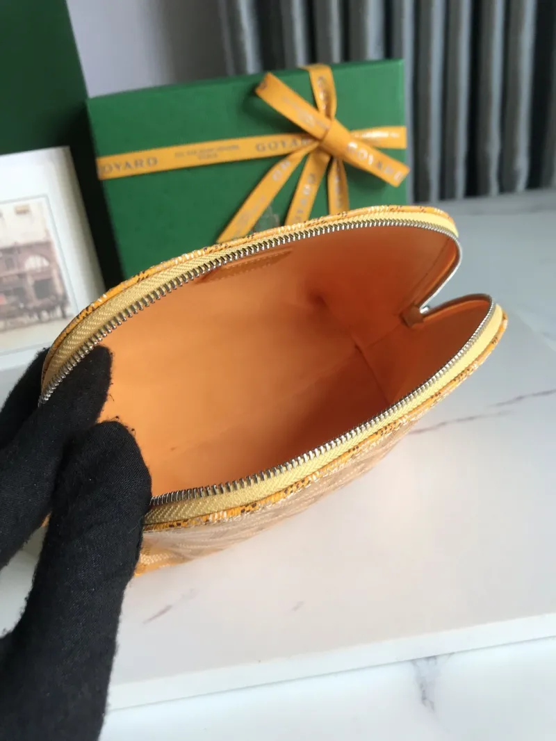 Goyard Yellow Clutch Bag 232 - Image 8