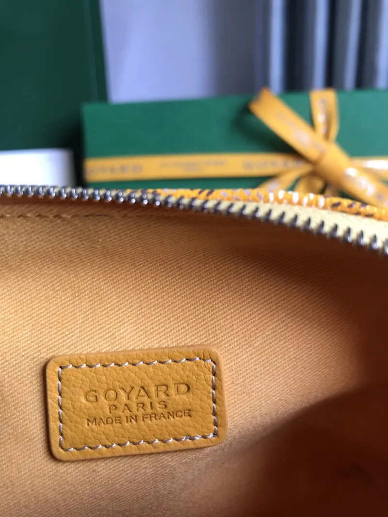 Goyard Yellow Clutch Bag 232 - Image 9