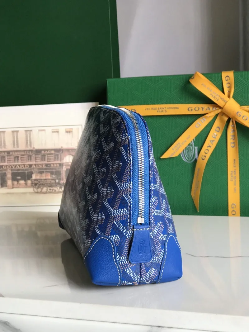 Goyard Blue Clutch Bag 234 - Image 3