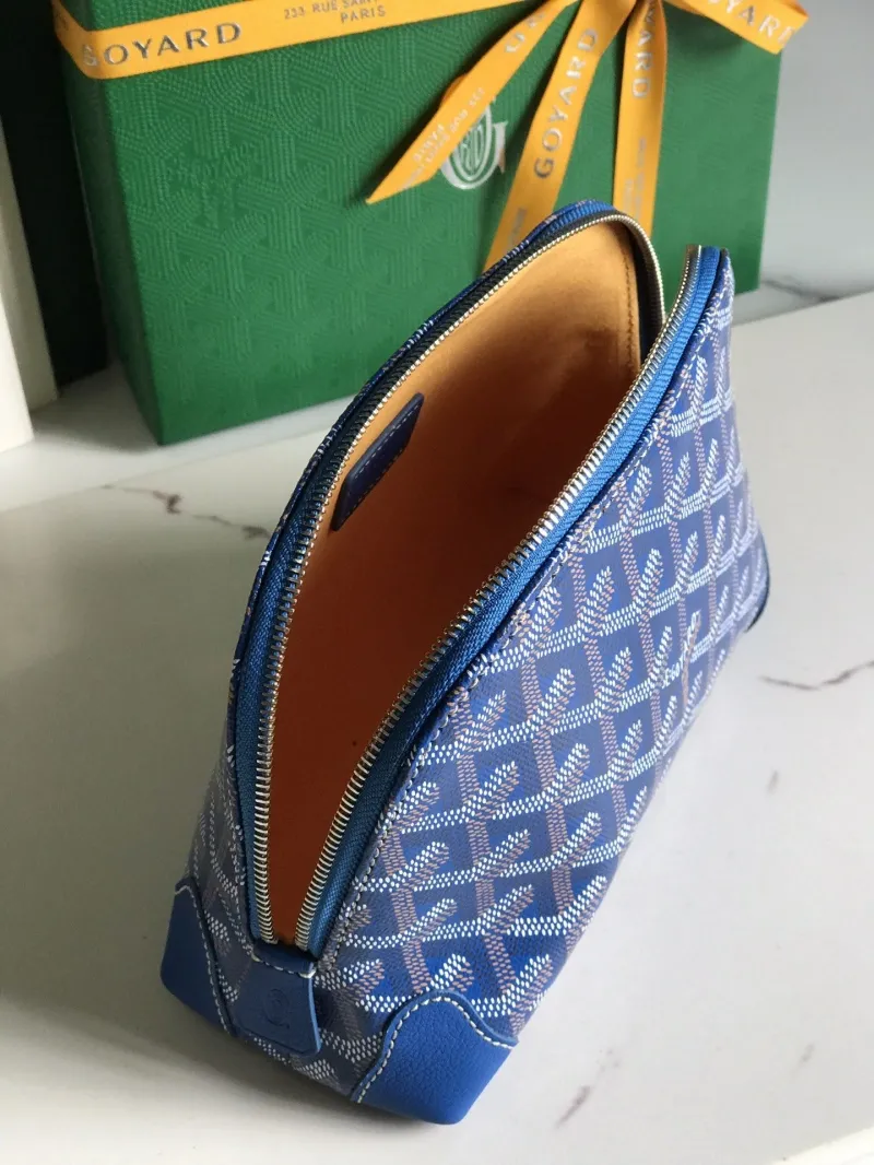 Goyard Blue Clutch Bag 234 - Image 7
