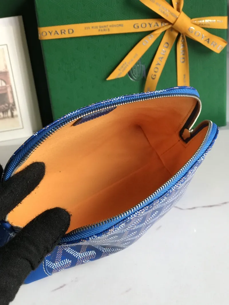 Goyard Blue Clutch Bag 234 - Image 8