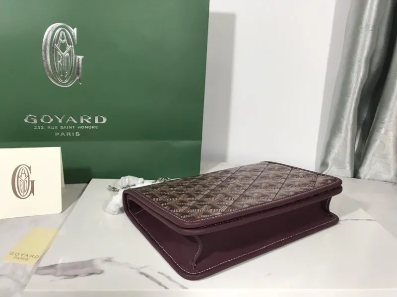 Alternative view of Goyard Burgundy Clutch Bag 235