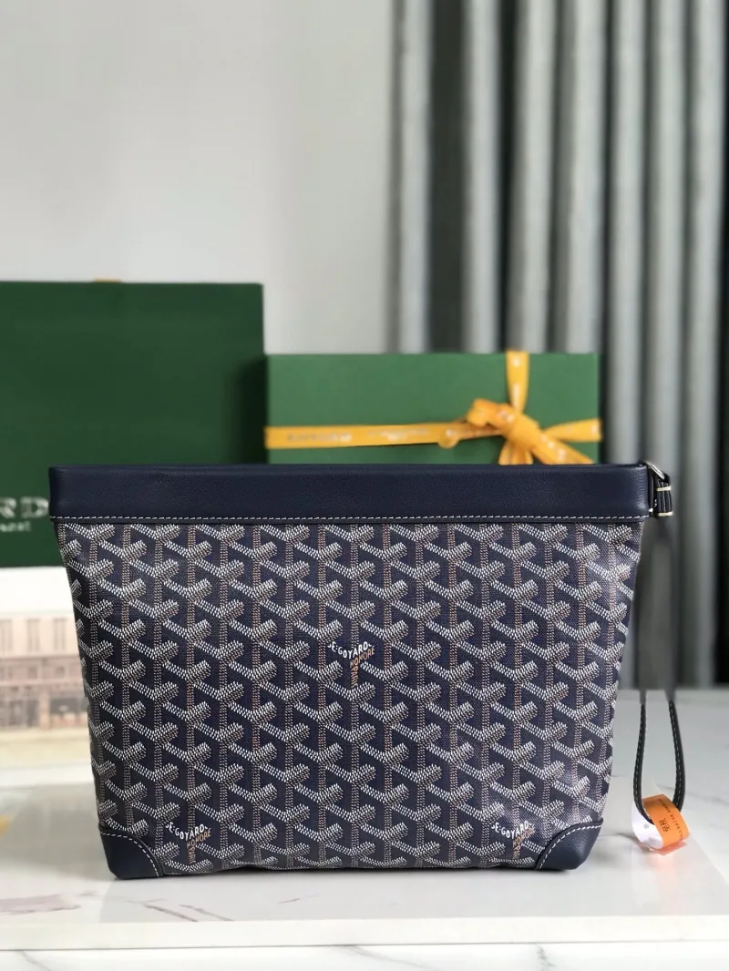 Goyard Navy Clutch Bag Model 241 - Image 4