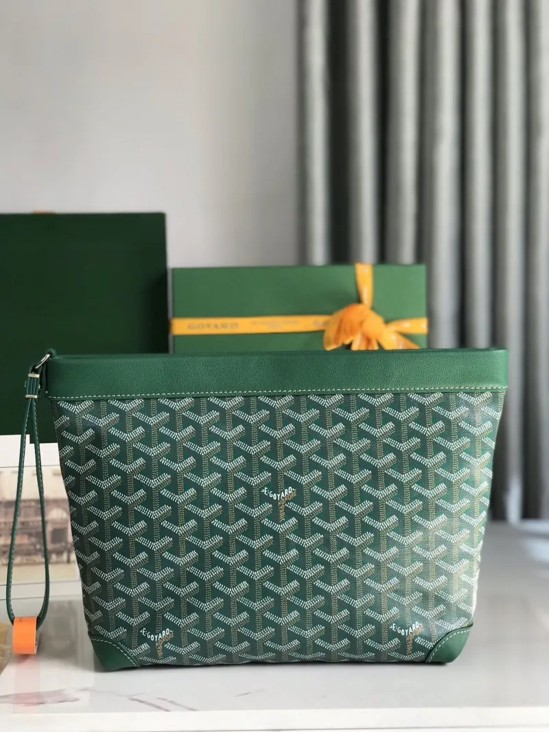 Goyard Green Clutch Bag Model 242
