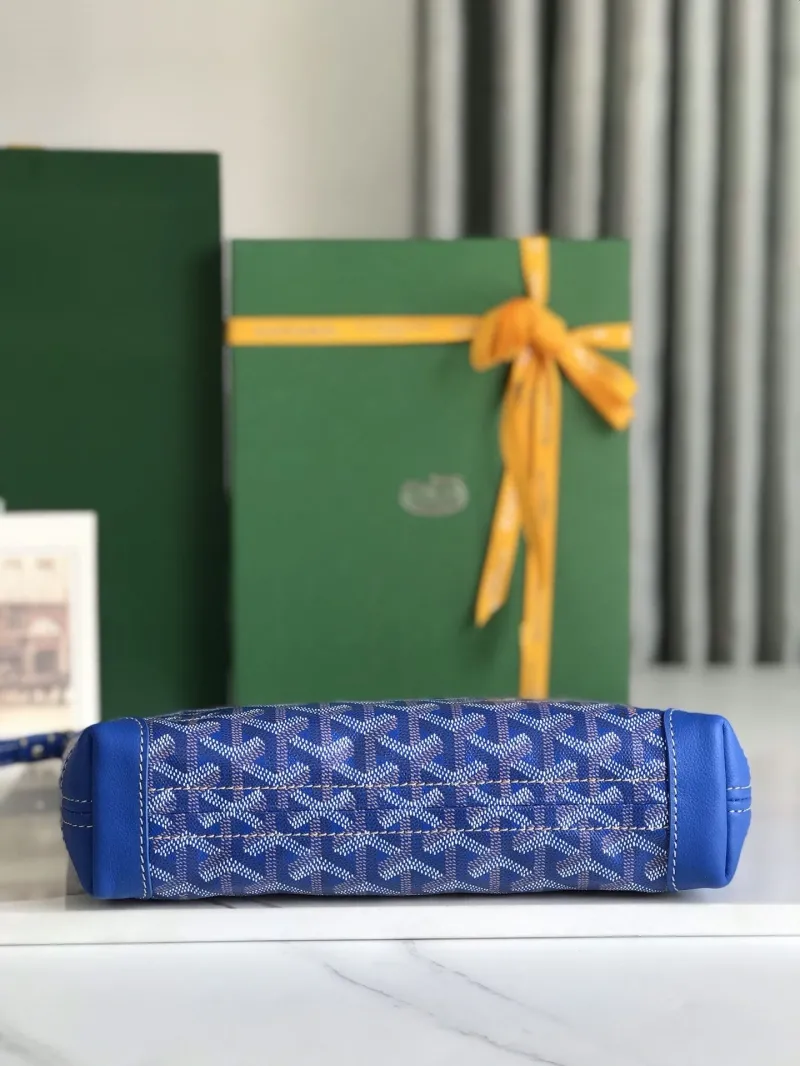 Goyard Blue Clutch Bag 243 - Image 4