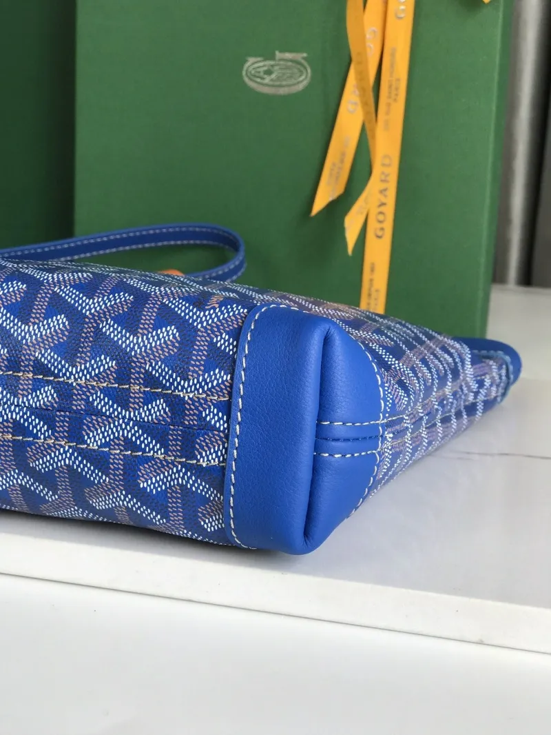 Goyard Blue Clutch Bag 243 - Image 6
