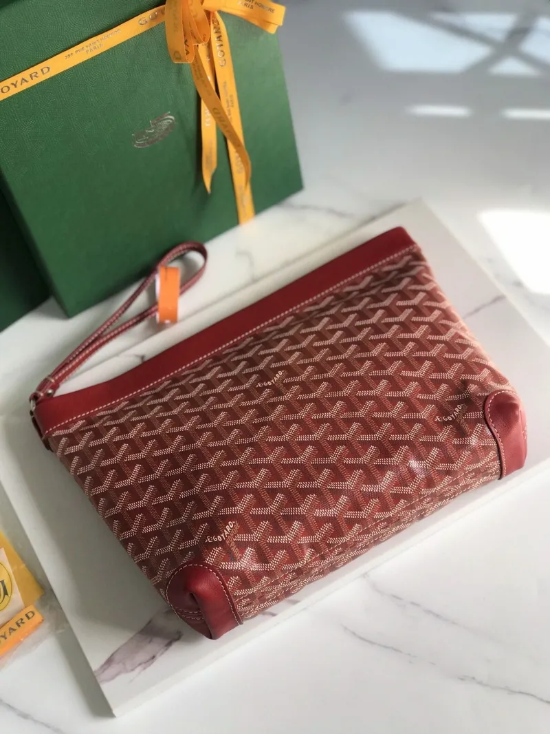 Goyard Red Clutch Bag 244 - Image 5