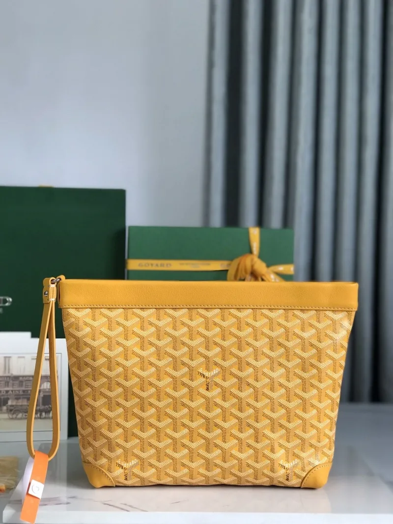 Goyard Yellow Clutch Bag 246