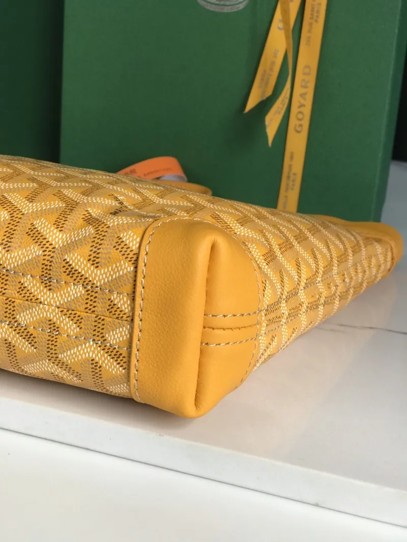 Goyard Yellow Clutch Bag 246 - Image 6