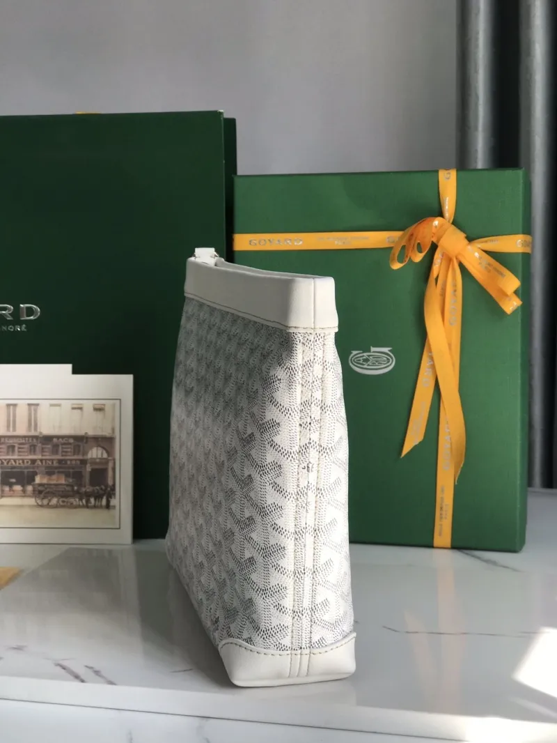 Goyard White Clutch Bag 247 - Image 3