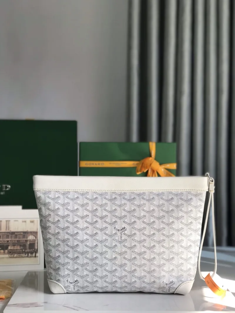 Goyard White Clutch Bag 247 - Image 4