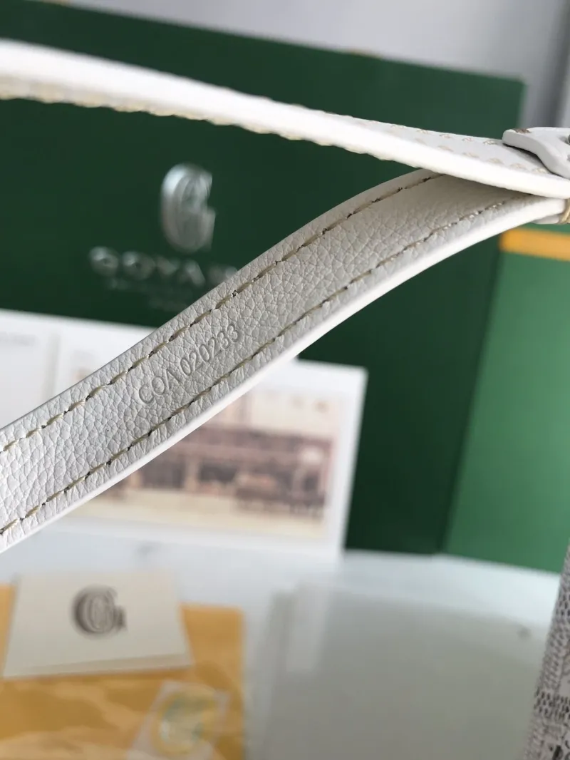 Goyard White Clutch Bag 247 - Image 6