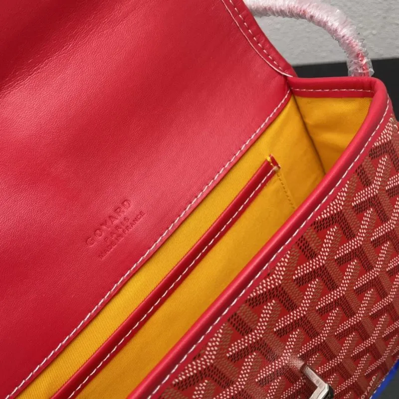 Goyard Red 22cm Saddle Crossbody Bag - Image 8