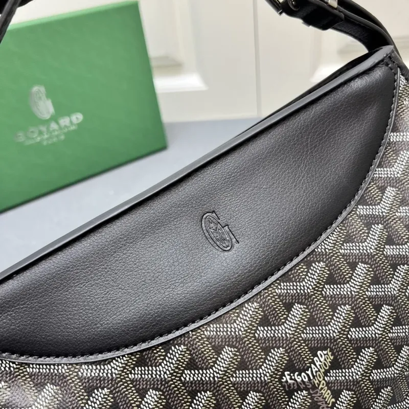 Goyard Black Crossbody Satchel Bag - Image 5