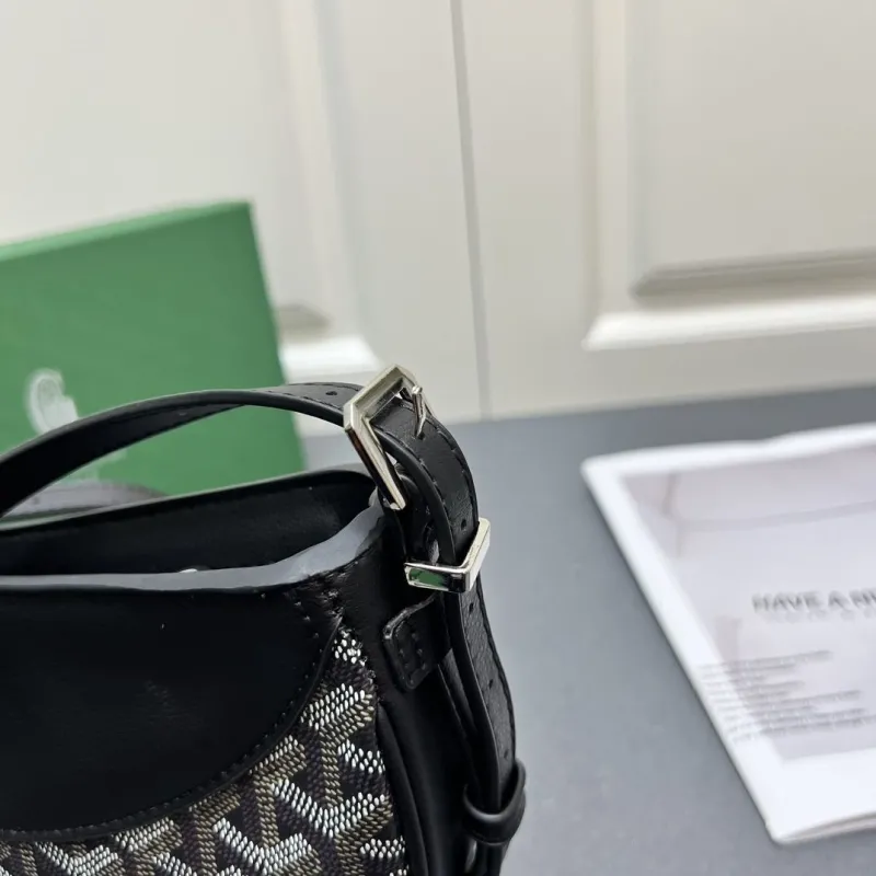 Goyard Black Crossbody Satchel Bag - Image 6