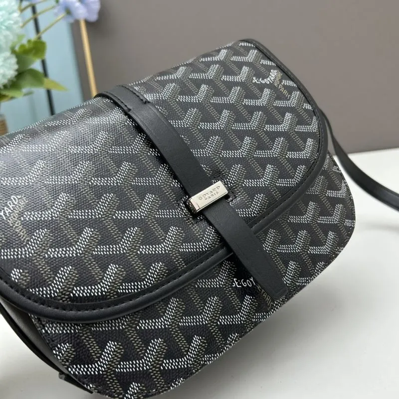Goyard Black Saddle Crossbody Bag - Image 4