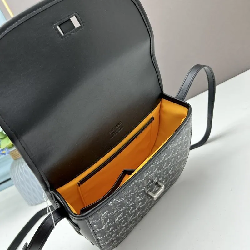Goyard Black Saddle Crossbody Bag - Image 7