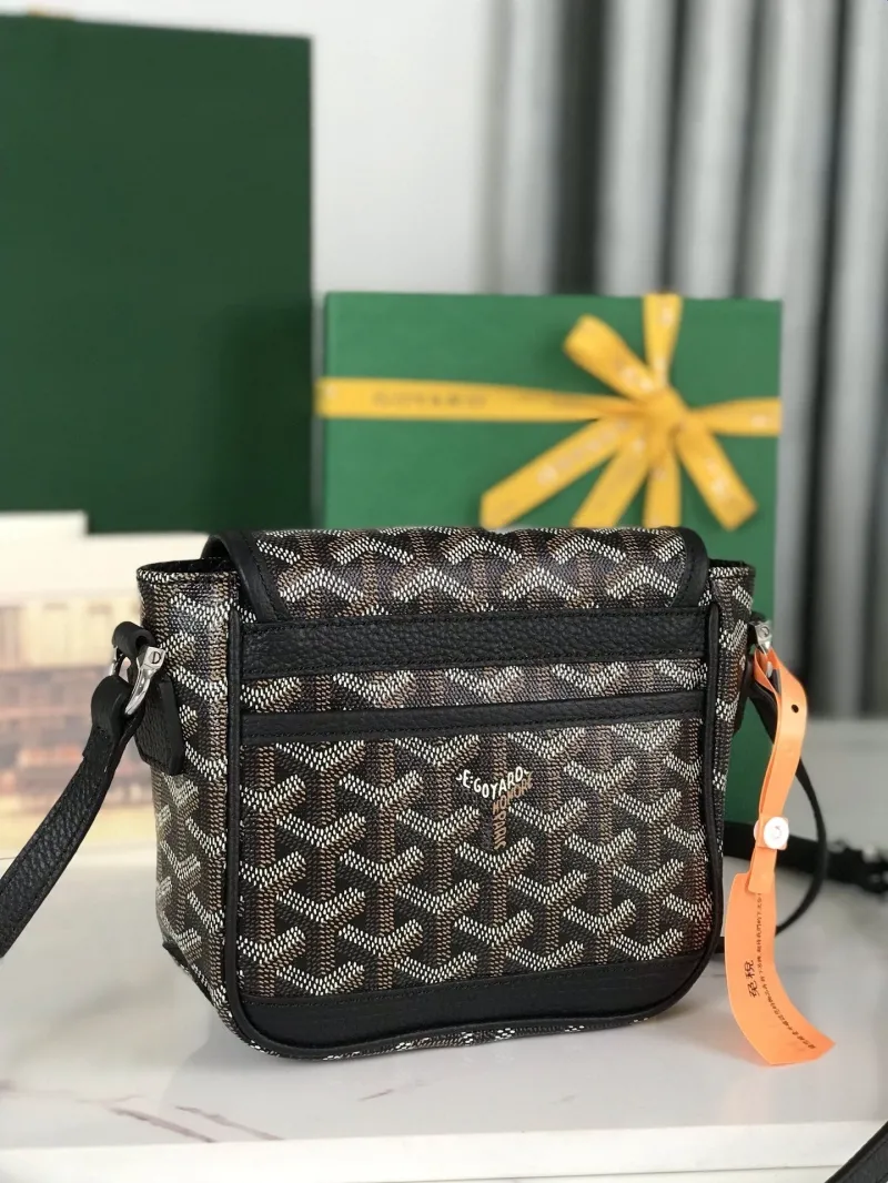 Goyard Black Crossbody Satchel Bag - Image 3