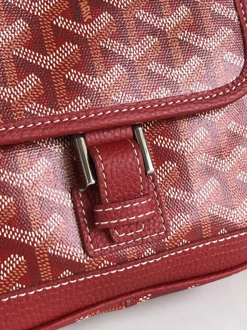 Goyard Red Satchel Crossbody Bag 26 - Image 5