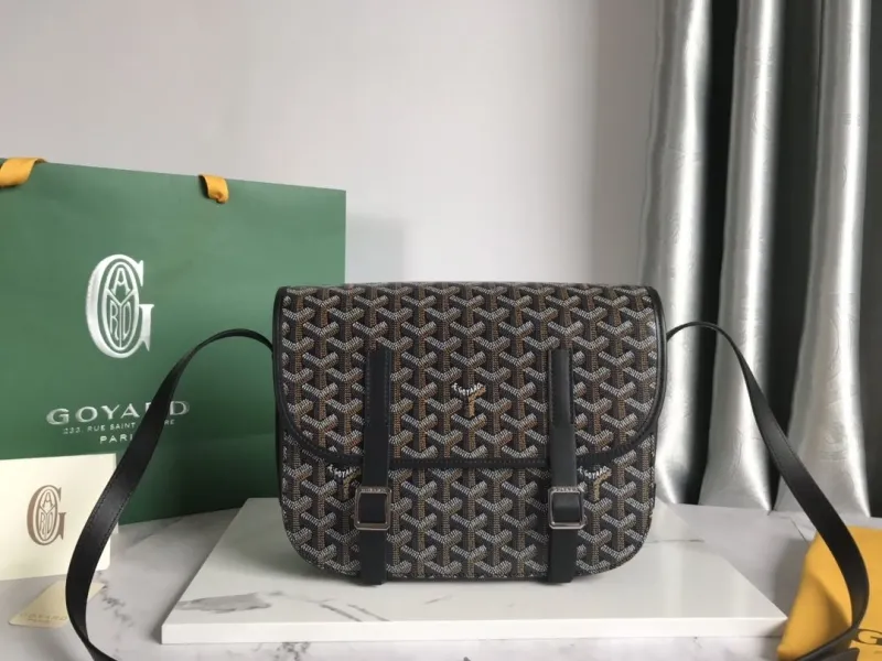Goyard Black Satchel Crossbody Bag