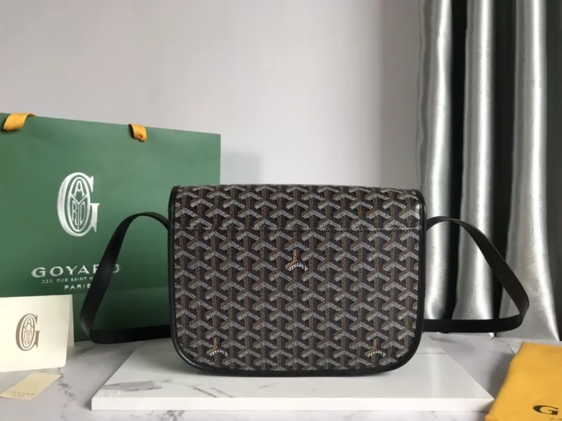 Goyard Black Satchel Crossbody Bag - Image 3