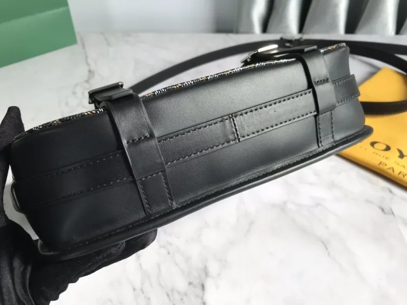 Goyard Black Satchel Crossbody Bag - Image 5