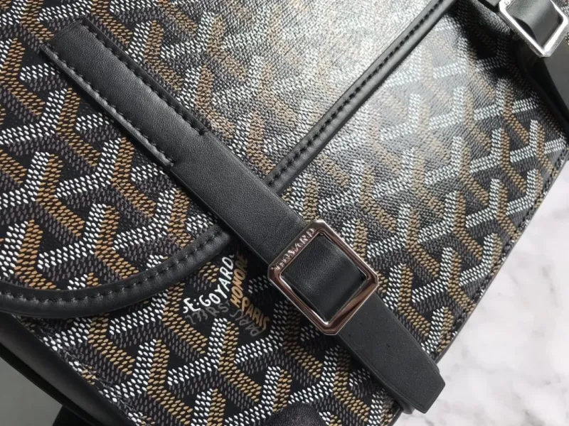 Goyard Black Satchel Crossbody Bag - Image 7