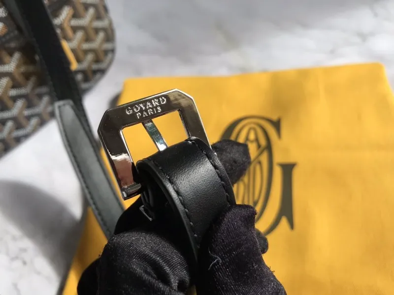 Goyard Black Satchel Crossbody Bag - Image 8