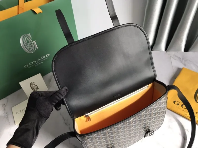 Goyard Black Satchel Crossbody Bag - Image 9