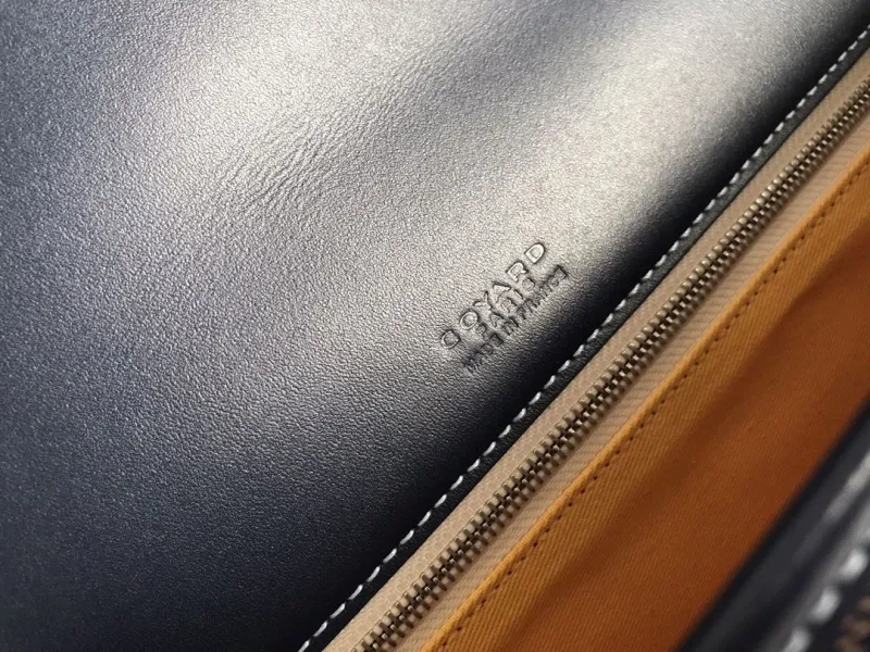 Goyard Navy Satchel Crossbody Bag Size 35 - Image 7