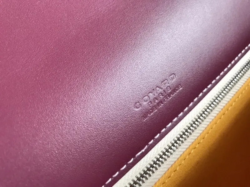 Goyard Burgundy Satchel Crossbody Bag 42 - Image 9