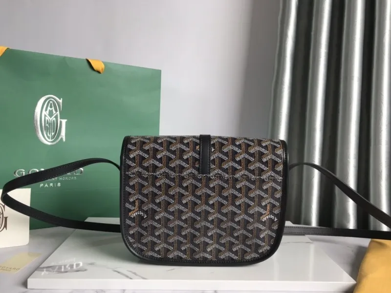 Goyard Black Crossbody Saddle Bag - Image 3