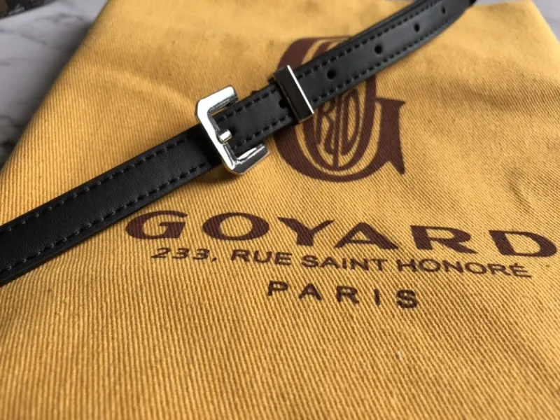 Goyard Black Crossbody Saddle Bag - Image 7