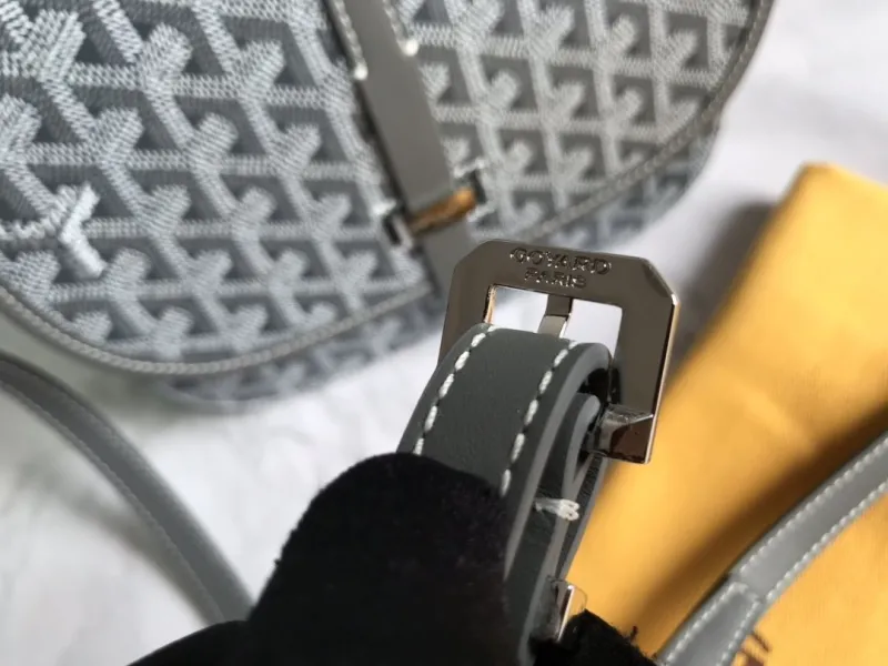 Goyard Gray Satchel Crossbody Bag 47 - Image 8