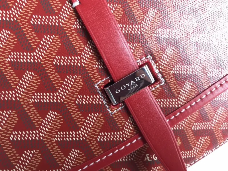 Goyard Red Satchel Crossbody Bag - Image 6