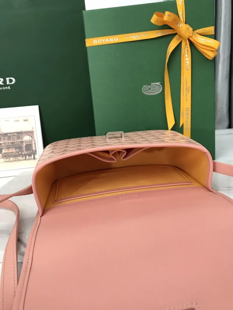 Goyard Pink Satchel Crossbody Bag - Image 7