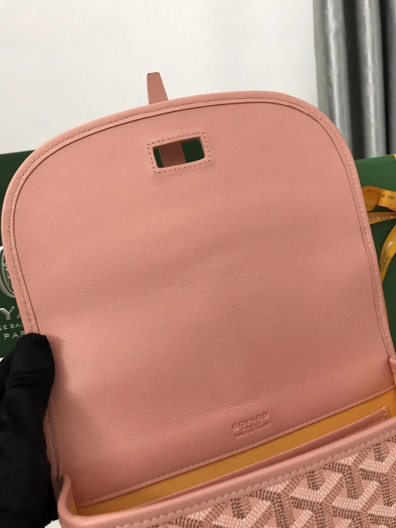 Goyard Pink Satchel Crossbody Bag - Image 9