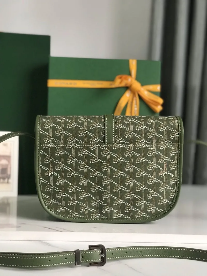 Goyard Green Satchel Crossbody Bag 61 - Image 4