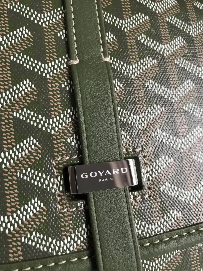 Goyard Green Satchel Crossbody Bag 61 - Image 5