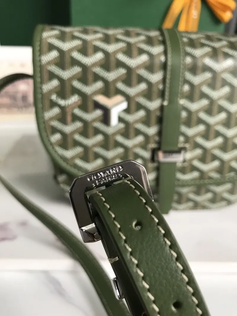 Goyard Green Satchel Crossbody Bag 61 - Image 6